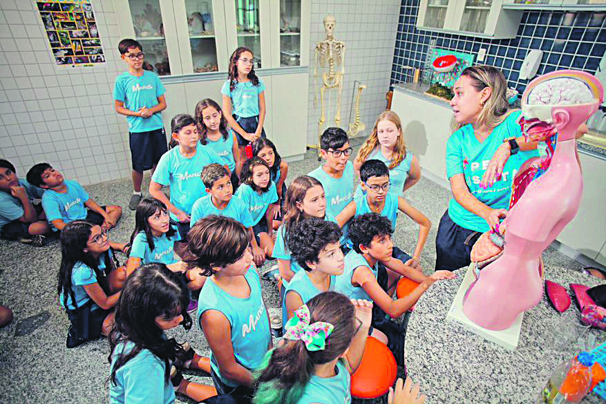 Estudantes do fundamental foram desafiados a criar protótipos para uma mostra da área de Ciências da Natureza (Foto: Divulgação/Colégio Marista)