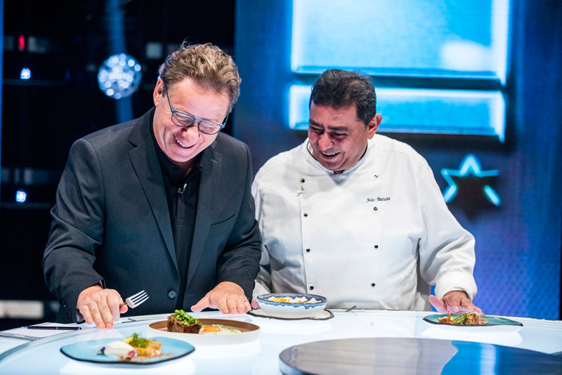 Claude e Batista (Foto: Victor Pollak / TV Globo)
