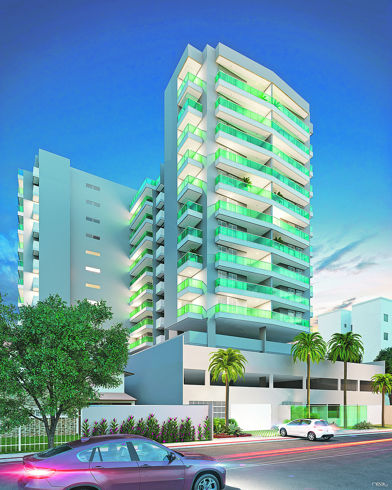 O edifício José Daher Carneiro é ideal para quem quer morar próximo aos principais acessos da capital (Foto: Divulgação)