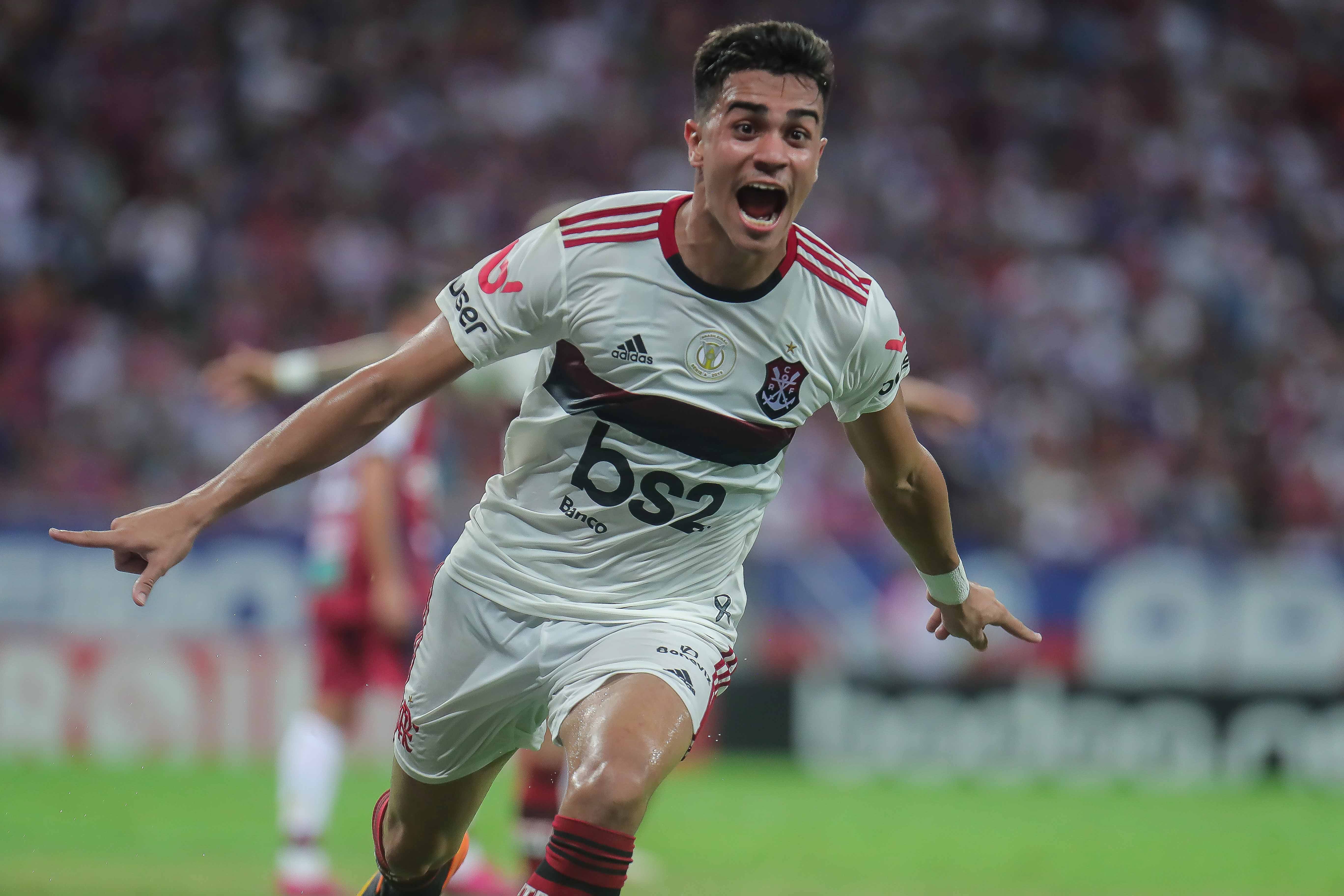 Reinier, que foi desconvocado para o Mundial Sub-17, estará no Pré-Olímpico (Foto: Alexandre Vidal/Flamengo)