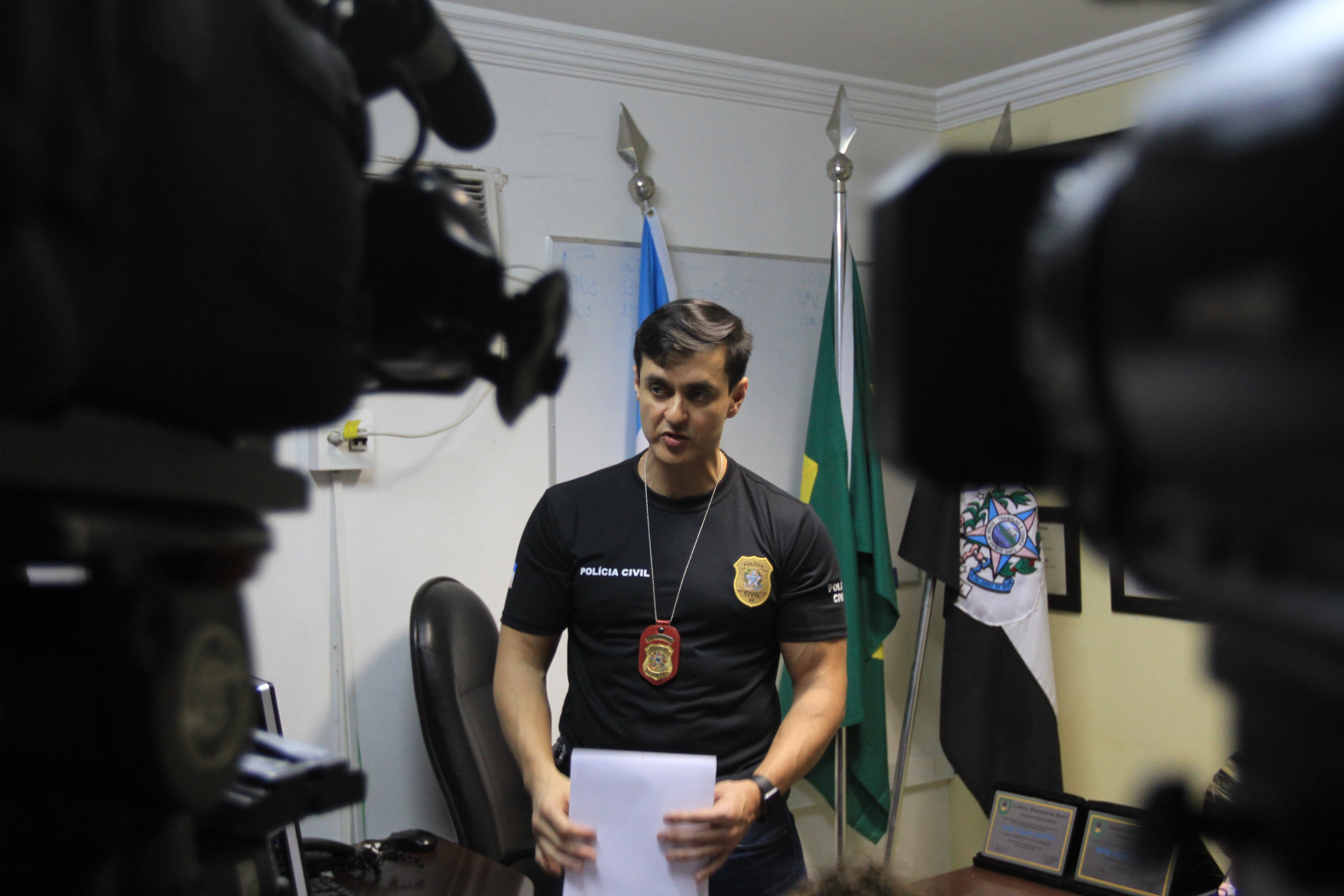 O delegado Rodrigo Sandi Mori (Foto: Dayana Souza)