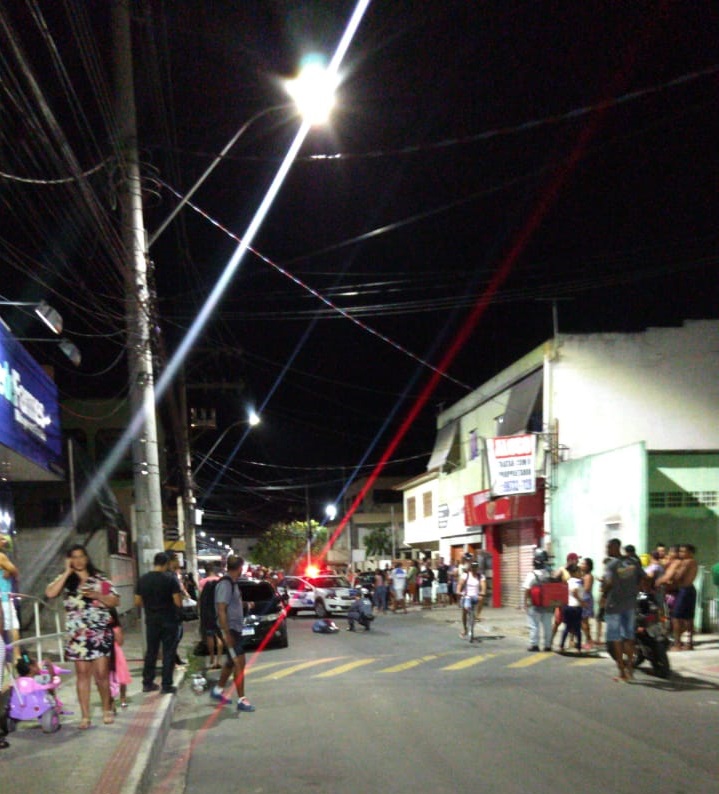 Rua São Domingos, em Serra Sede, onde ex-assessor parlamentar foi assassinado na noite de quarta-feira (17). (Foto: Reprodução)
