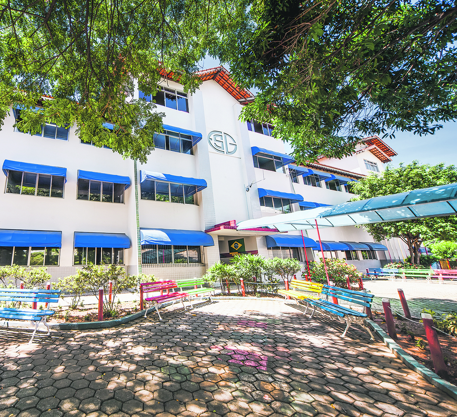 Aunos usam materiais de comunicação em encontros presenciais e virtuais com temas sobre família e educação (Foto: Divulgação/ Centro Educacional São Geraldo)