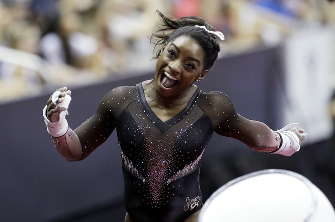 Simone Biles é a princiapl estrela da ginástica americana (Foto: Reprodução Instagram)
