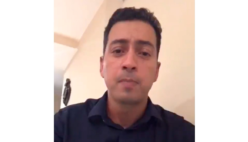 Subtenente Assis gravou um vídeo se manifestando sobre o tema (Foto: Reprodução / Internet)