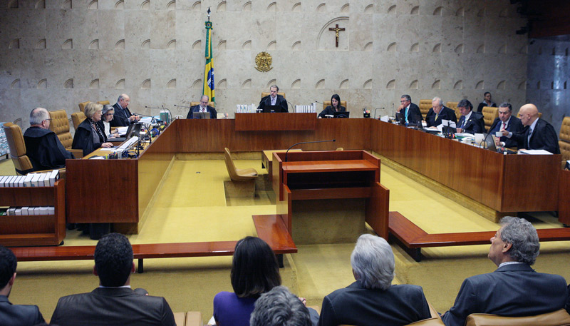 Sessão do Supremo Tribunal Federal (Foto: Carlos Moura/SCO/STF)