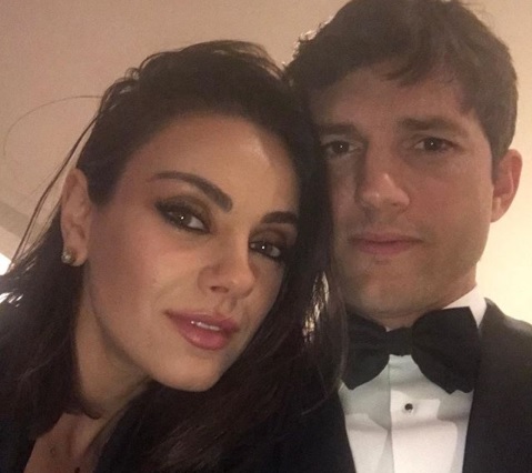 Ashton Kutcher e Mila Kunis (Foto: Reprodução/Instagram)