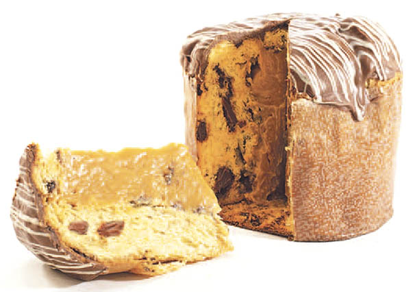 Doce de leite - Outra delícia da Sodiê Doces é o panetone de doce de leite. A massa é produzida com gotas de chocolate ao leite. Vem recheado com doce de leite e coberto com chocolate ao leite e riscas de chocolate branco. (Foto: Divulgação)
