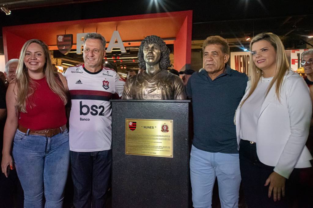 Centroavante que viveu o seu auge pelo time carioca no período entre 1980 e 1982, Nunes fez história principalmente ao marcar dois gols na final do Mundial de Clubes de 1981. (Foto: Paula Reis/CRF)