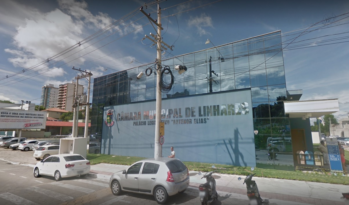 Câmara Municipal de Linhares (Foto: Reprodução/ Google Street View)