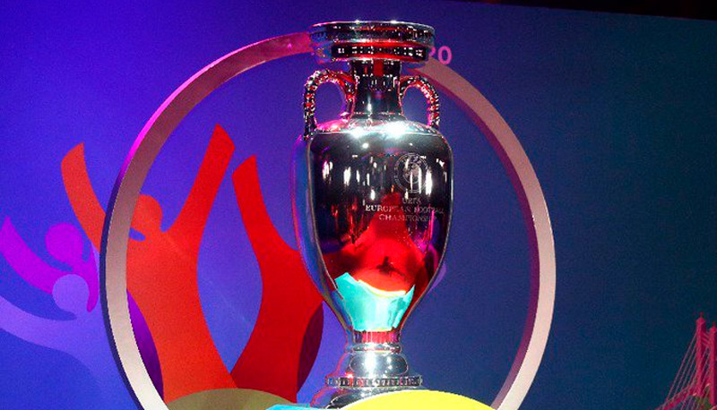 Troféu da Eurocopa 2020 (Foto: Reprodução / Twitter)