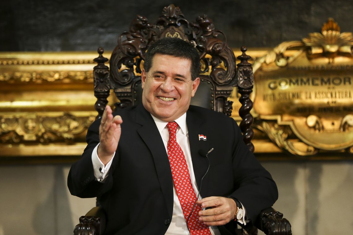 Horacio Cartes é investigado na Operação Patrón, um desdobramento da Operação Lava Jato (Foto: Marcelo Camargo/ Agência Brasil)
