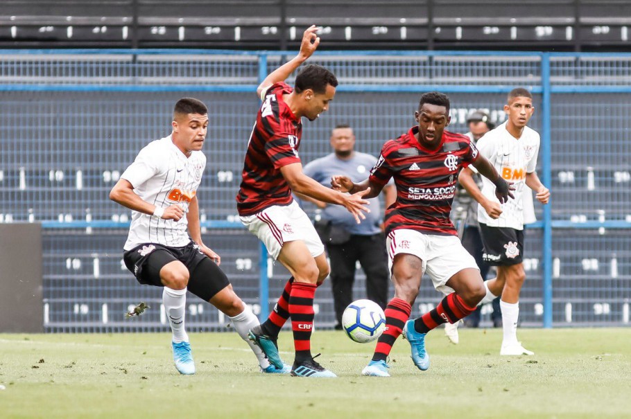 O jogo da volta da semifinal entre Flamengo E Corinthians, válido pelo Campeonato Brasileiro Sub-20 2019, será no Estádio Kléber Andrade, em Cariacica. (Foto: Rodrigo Gazzanel/Agência Corinthians)