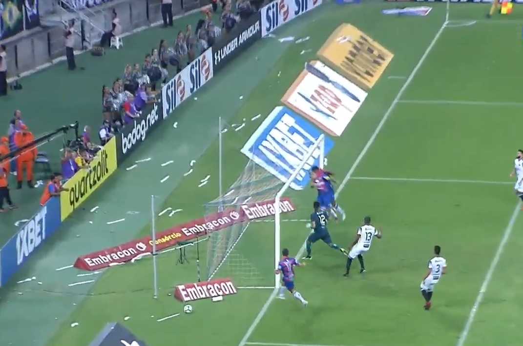 O Clássico-Rei acabou com a vitória do Fortaleza por 1 a 0 (Foto: Reprodução/ SporTV/ Premiere)