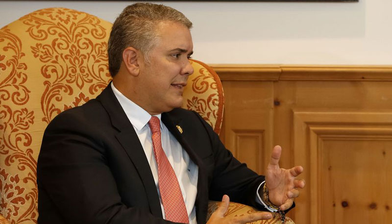 Iván Duque, presidente da Colômbia (Foto: Alan Santos/PR)