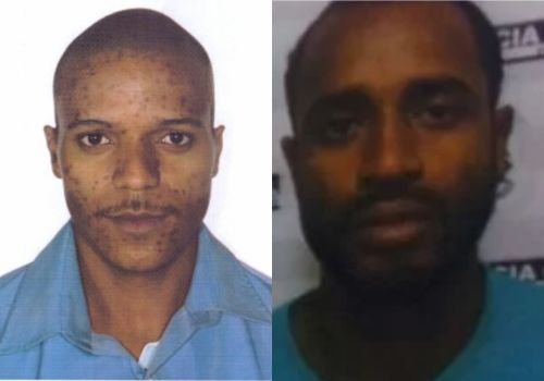 Warley Silva Santos, de 31 anos, conhecido como Pelé, e Joilson Gonçalves dos Santos Júnior, o Sorrido, de 29 anos (Foto: Divulgação/Polícia Civil Espírito Santo)