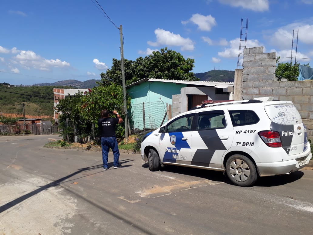 Crime foi cometido no bairro Vila Graúna, em Cariacica (Foto: Patricia Maciel)