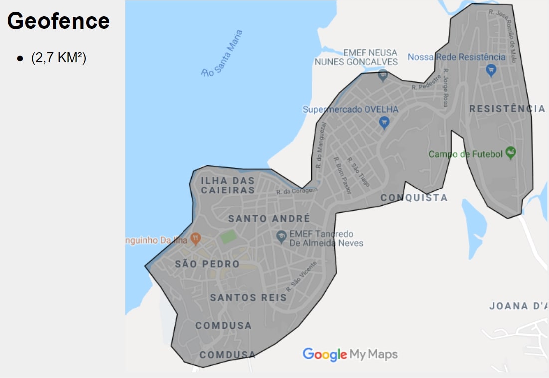 A empresa inicia a operação em uma área de atuação de 2,7km², que vai desde o bairro Comdusa até o norte do bairro da Resistência, passando pela Ilha das Caieiras e por parte da Rodovia Serafim Derenzi. (Foto: Reprodução/Grow)