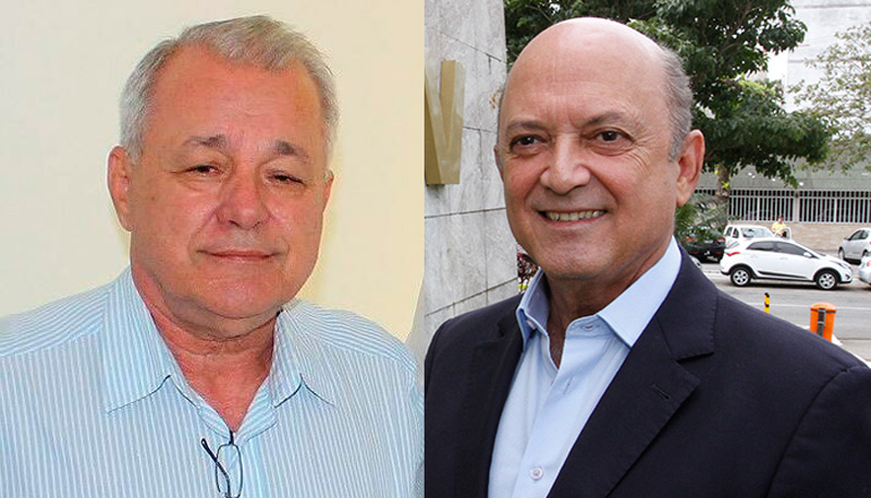 Marcelino Fraga e Lelo Coimbra (Foto: Arquivo / A Tribuna)