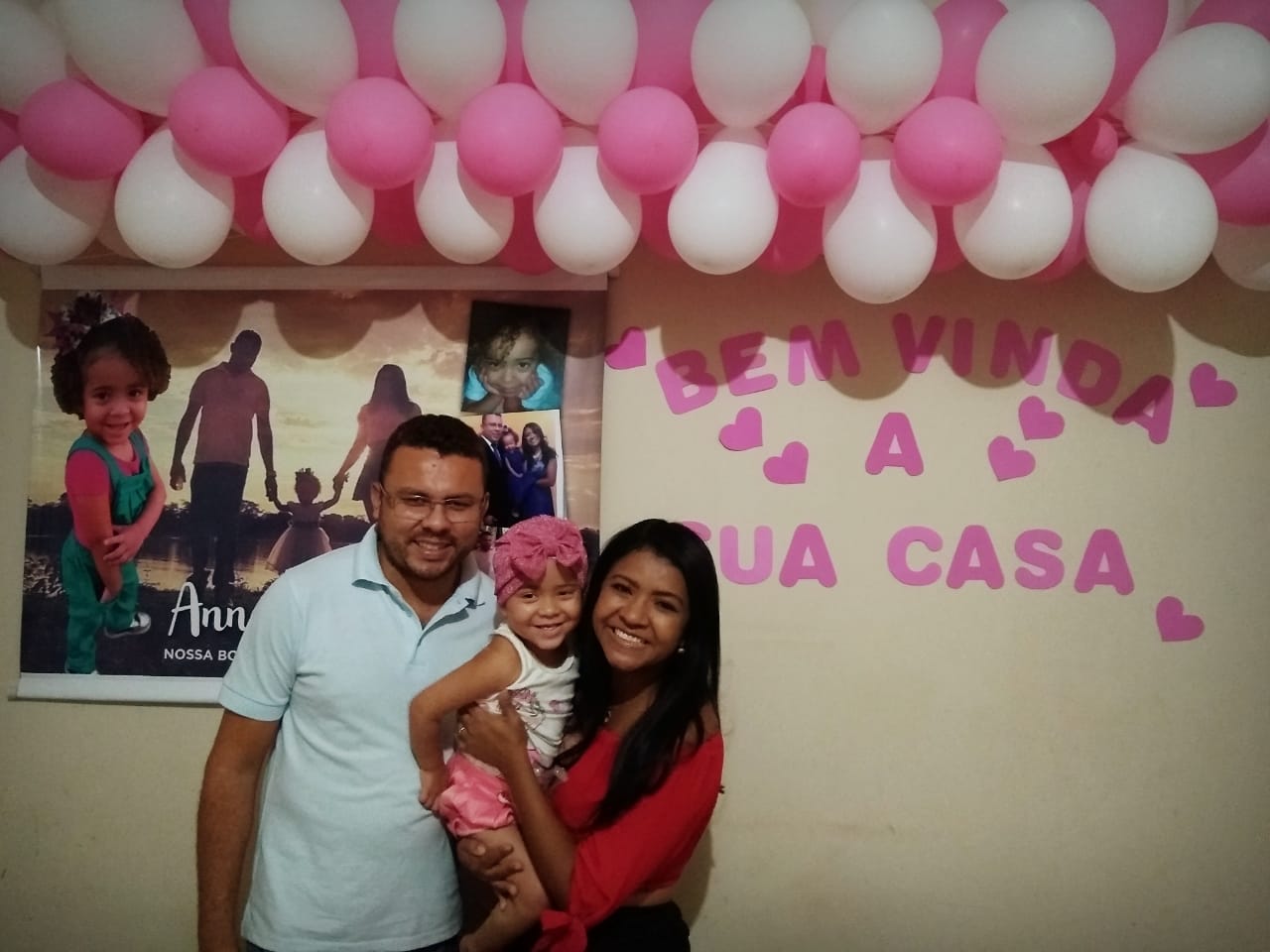Anna voltou para Minas Gerais após dias internada no Hospital Infantil de Vitória (Foto: Acervo familiar)