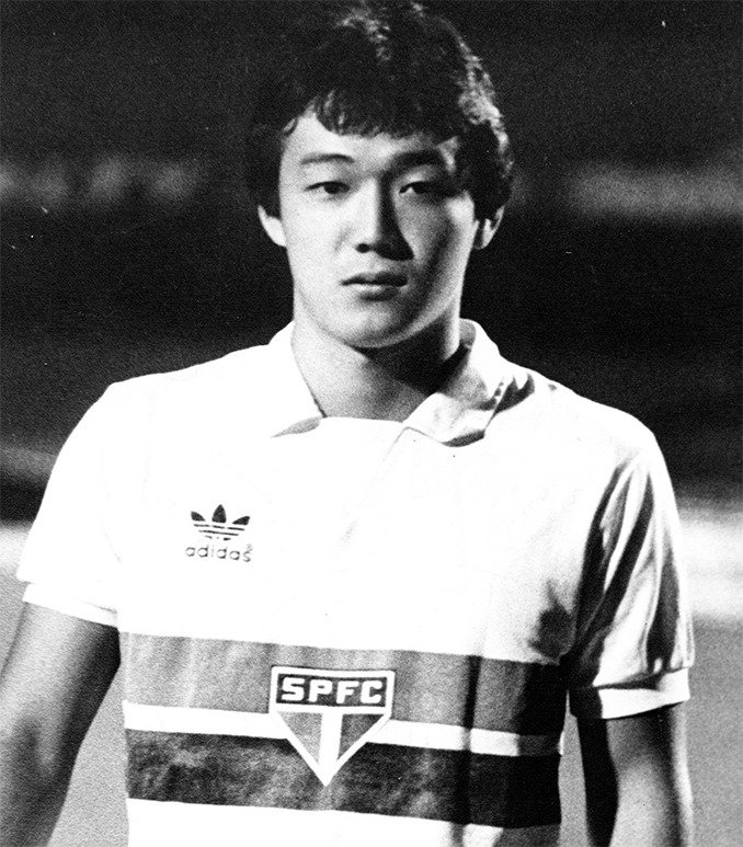 Musashi Mizushima, quando jogava no São Paulo (Foto: Divulgação)
