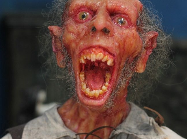 Monstros de filmes em exposição (Foto: Divulgação)