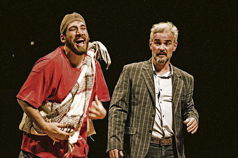 Adriano Merlini e Mateus Carrieri em “O Vendedor de Sonhos”, que estreia no próximo fim de semana em Vitória (Foto: Divulgação)