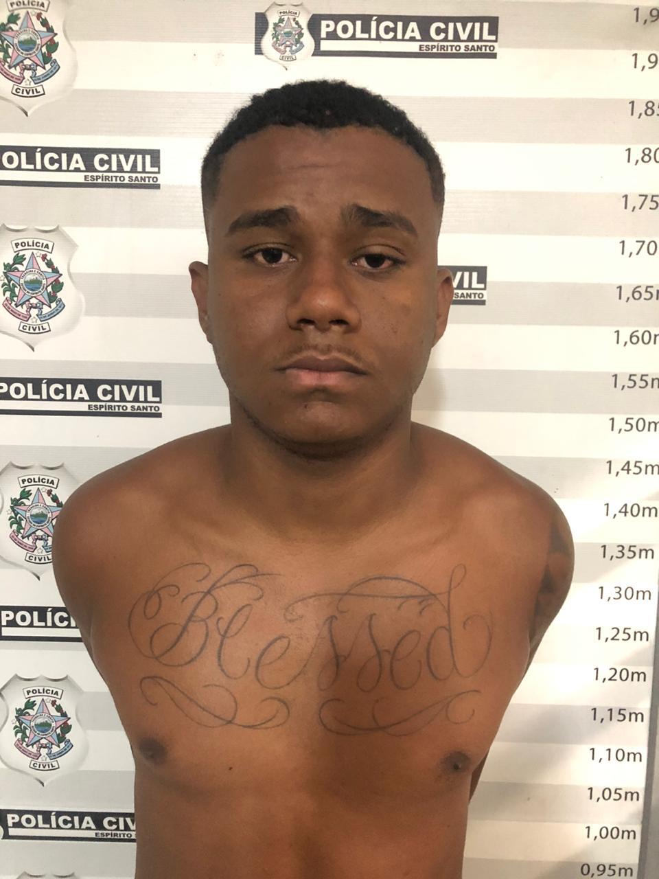 Lucas Gonçalves Limeira Santos, conhecido como Sapão (Foto: Divulgação/ PCES)