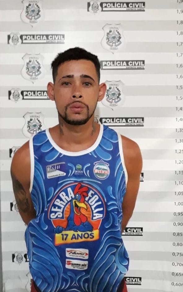 Fabrício responderá por homicídio qualificado por motivo torpe, recurso que impossibilitou a defesa da vítima (Foto: Divulgação/ PCES)