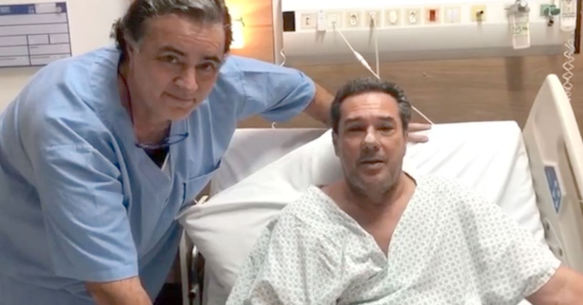 passa por cirurgia para retirada de tumor no nariz (Foto: Reprodução de vídeo/Instagram)