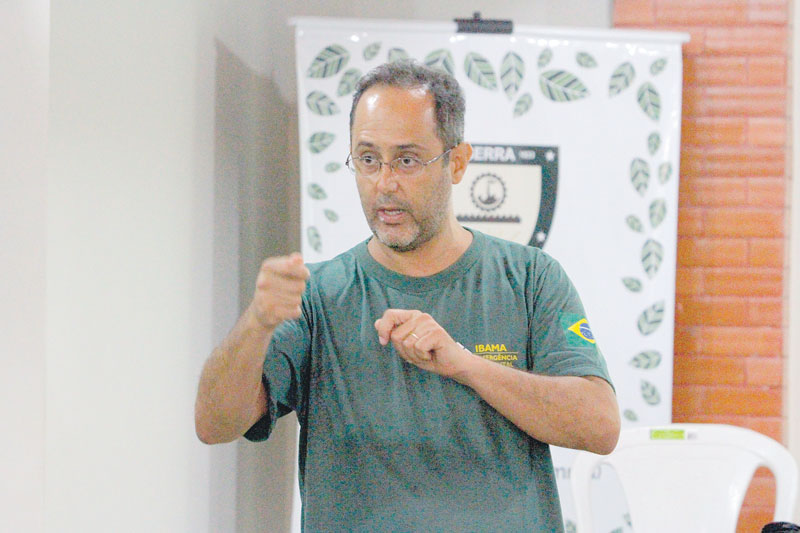 Vinícius Queiroz, analista ambiental do Ibama-ES: estado de alerta (Foto: Leone Iglesias / AT - 11/04/2019)