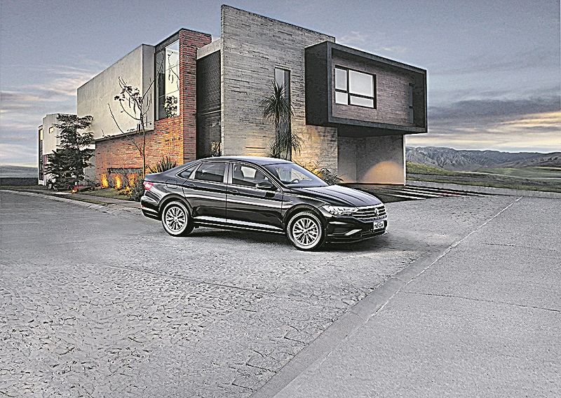 O Jetta possui excelente aproveitamento do espaço interno (Foto: Assessoria Volkswagen)