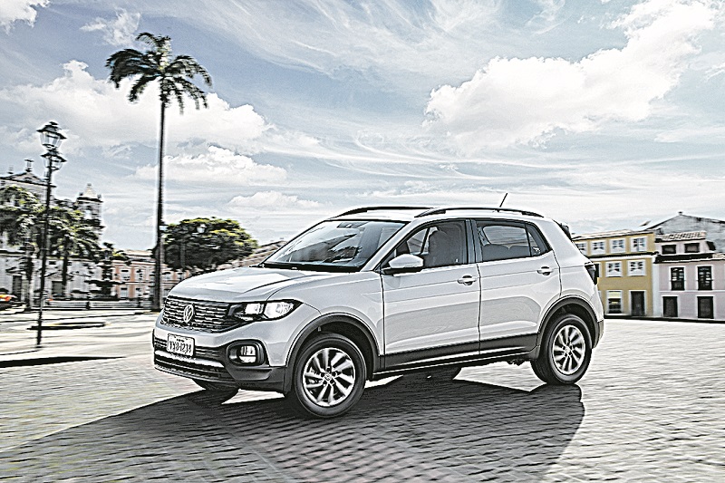 O T-Cross possui motor 1.0 TSI de até 128 cv, associado ao câmbio automático de seis marchas (Foto: Assessoria Volkswagen)