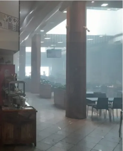 Imagem ilustrativa da imagem Cozinha de restaurante em shopping de Vitória pega fogo