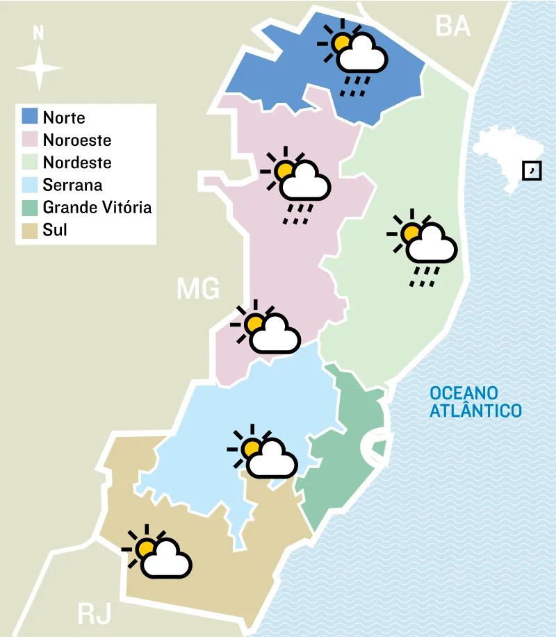 Imagem ilustrativa da imagem Sol e ventos de até 74 km/h: confira a previsão para esta quinta