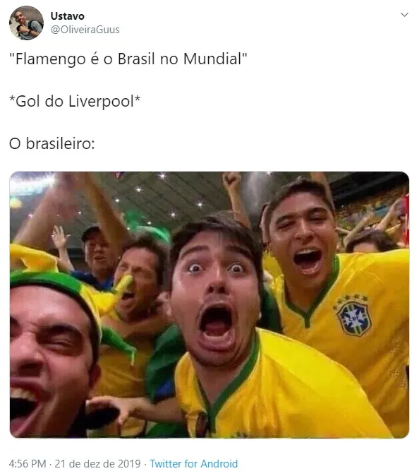Imagem ilustrativa da imagem Memes tomam conta da internet após derrota do Flamengo