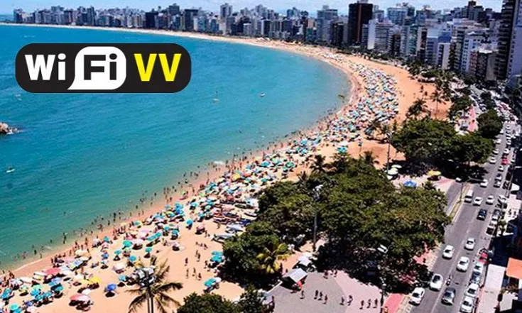Imagem ilustrativa da imagem Wi-fi grátis em praias, pontos turísticos e praças de Vila Velha a partir de 2020