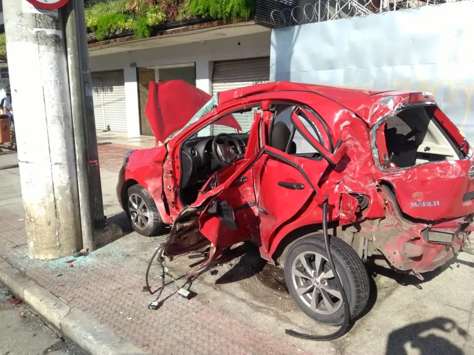 Imagem ilustrativa da imagem Vídeo mostra momento de acidente fatal em Vitória