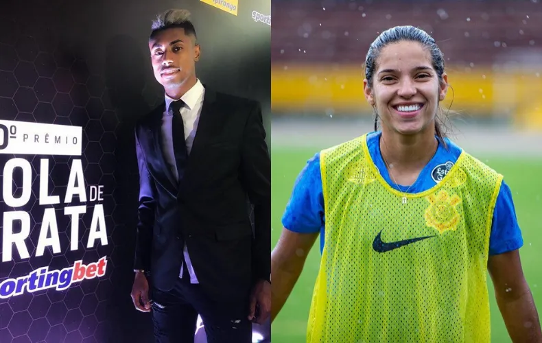 Imagem ilustrativa da imagem Bruno Henrique é eleito o Craque do Brasileiro; Millene vence no feminino