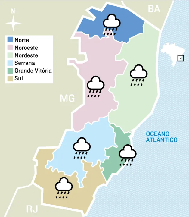 Imagem ilustrativa da imagem Confira a previsão do tempo para este domingo