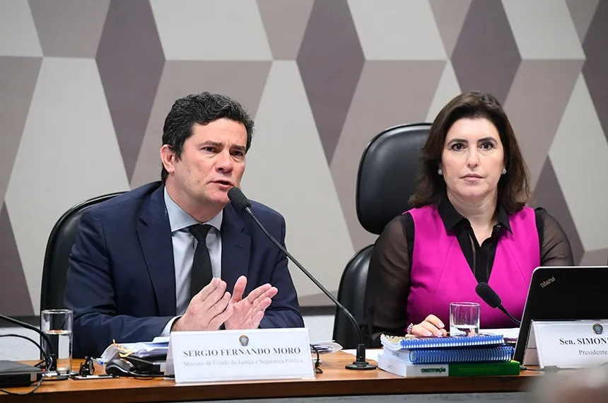 Imagem ilustrativa da imagem Sergio Moro debate prisão após condenação em 2ª instância no Senado