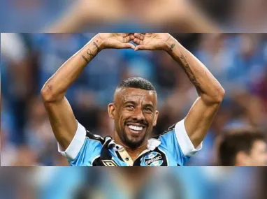 Léo Moura, durante sua passagem pelo Grêmio