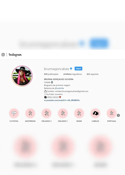 Imagem ilustrativa da imagem Mulher de Ludmilla altera status nas redes sociais e passa a usar sobrenome da cantora