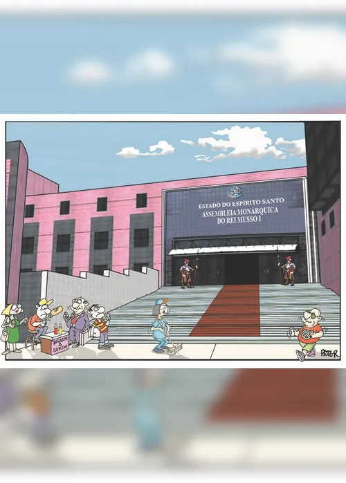 Imagem ilustrativa da imagem Reeleição de Erick Musso na Assembleia é o tema da Charge do Dia