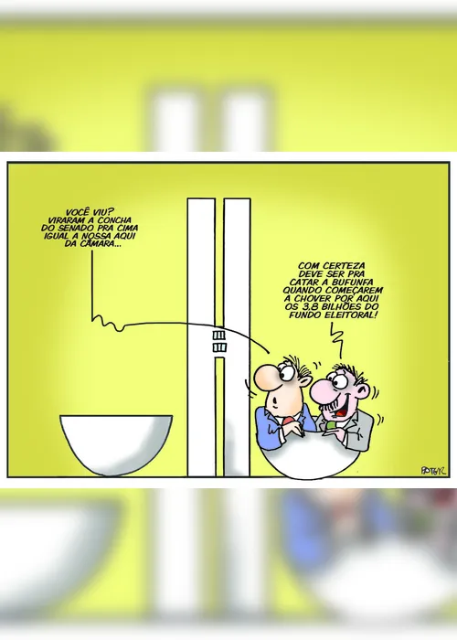 Imagem ilustrativa da imagem Fundo eleitoral é o tema da charge do Pater desta quarta