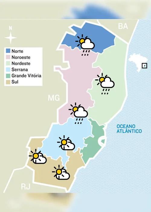 Imagem ilustrativa da imagem Regiões Sul e Serrana do Estado podem registrar 9 ºC nesta quinta