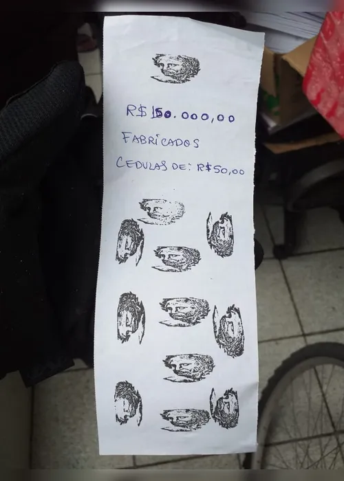 Imagem ilustrativa da imagem Uma pessoa é presa em operação de combate a fabricação e venda de dinheiro falso