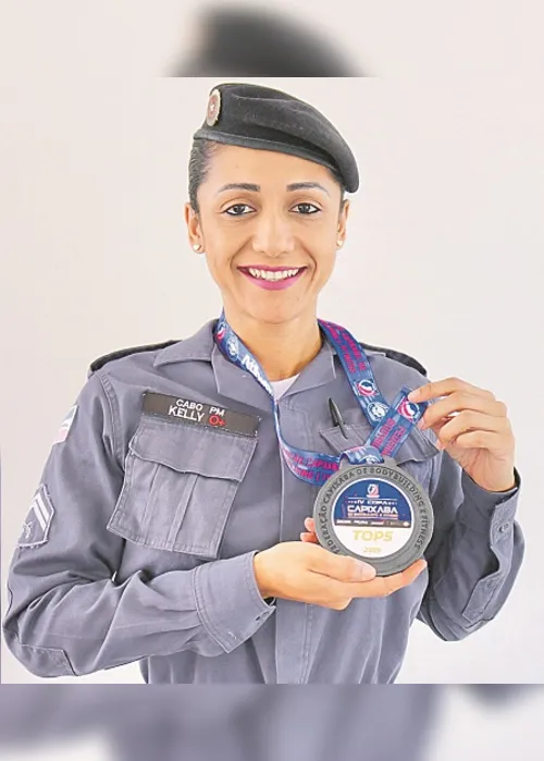 Imagem ilustrativa da imagem Policial militar é a rainha dos músculos
