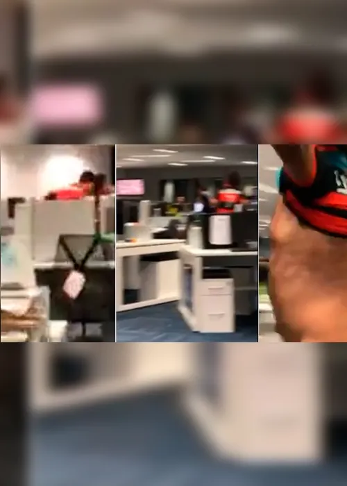 Imagem ilustrativa da imagem Repórter é demitido após filmar editor festejando gol do Flamengo