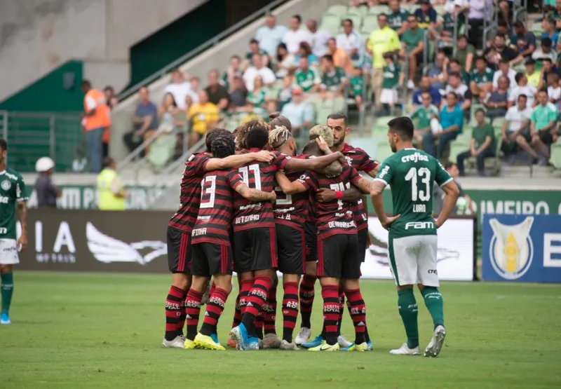 O Flamengo venceu neste domingo (1º) o time do Palmeiras em jogo de torcida única.